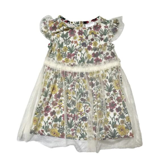 Hanna Andersson Tulle Daisy Dress Size 24m - Picture 1 of 6